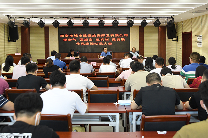 公司召開“提士氣強擔當建機制促發(fā)展”作風建設(shè)動員大會