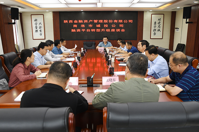 陜金資公司黨委委員、副總經(jīng)理寧軍興一行蒞臨公司調(diào)研融資平臺(tái)轉(zhuǎn)型升級(jí)工作